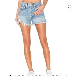Agolde Parker Vintage Cut Off Short in Swapmeet